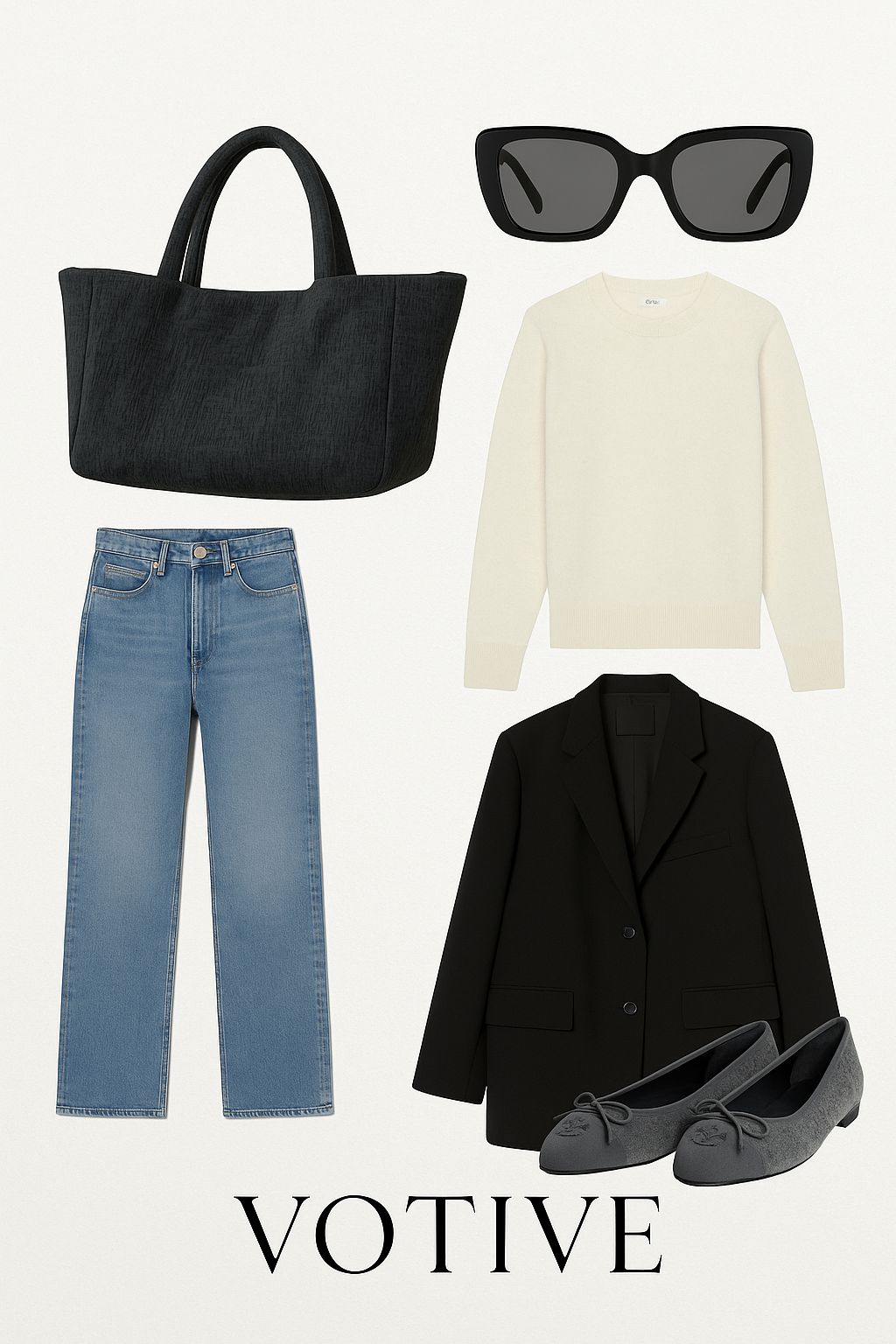 The Charcoal Velvet Tote (Pre-Order)