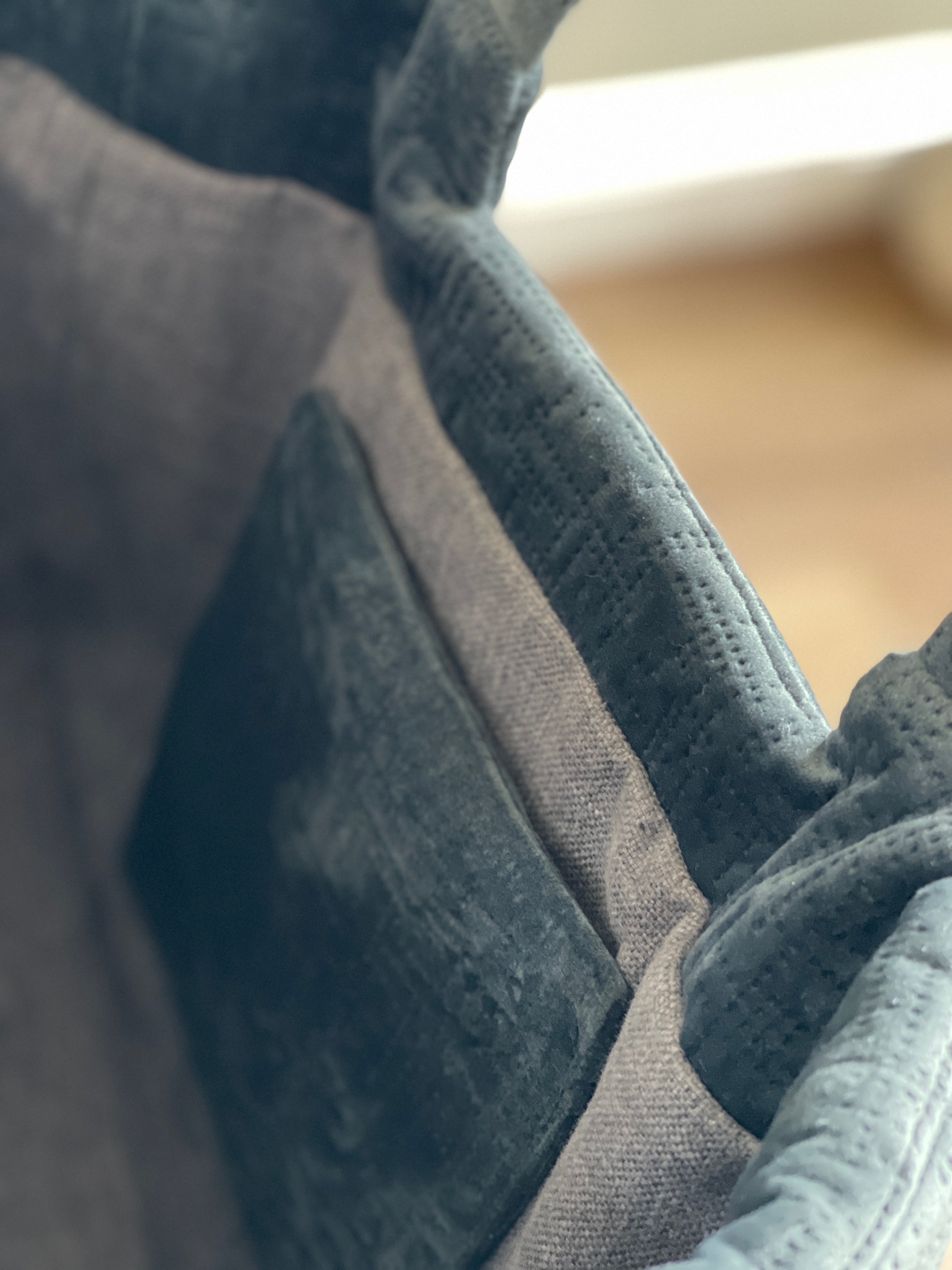 The Charcoal Velvet Tote (Pre-Order)