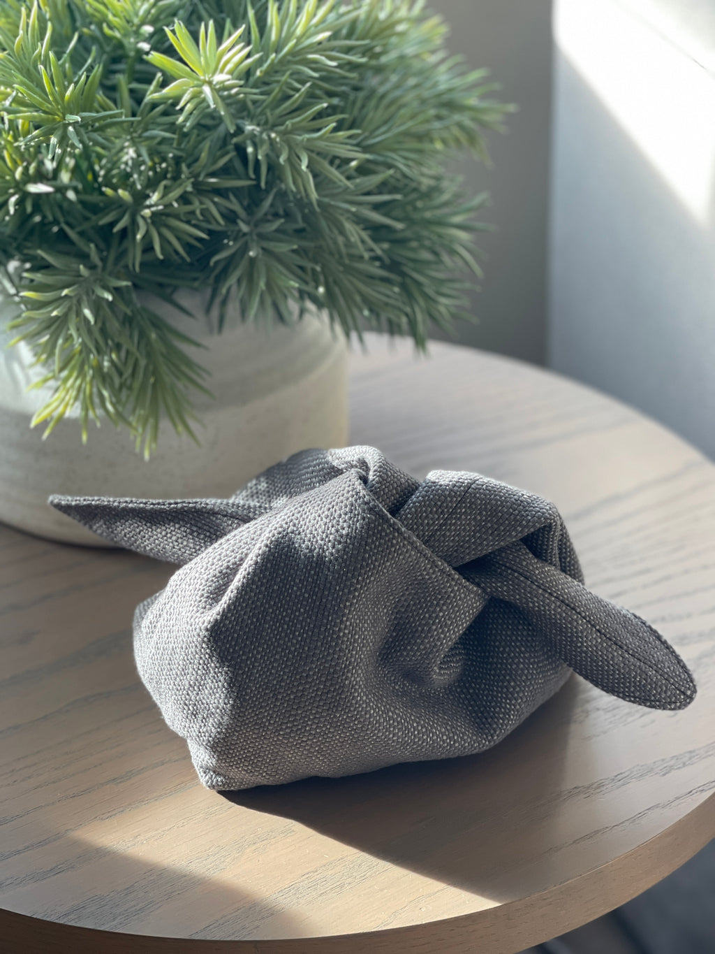 The Grey Kiss Clutch Bag