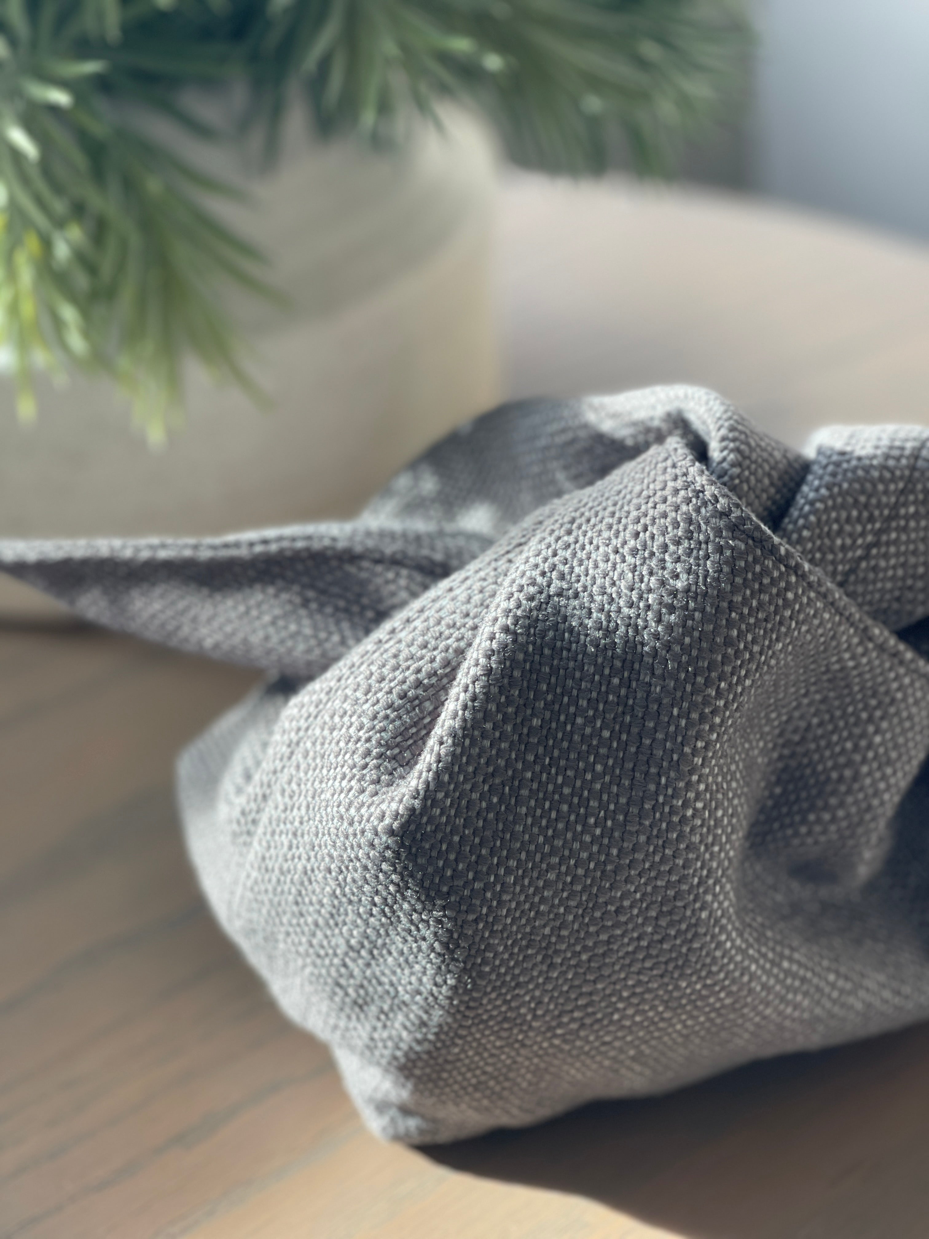 The Grey Kiss Clutch Bag