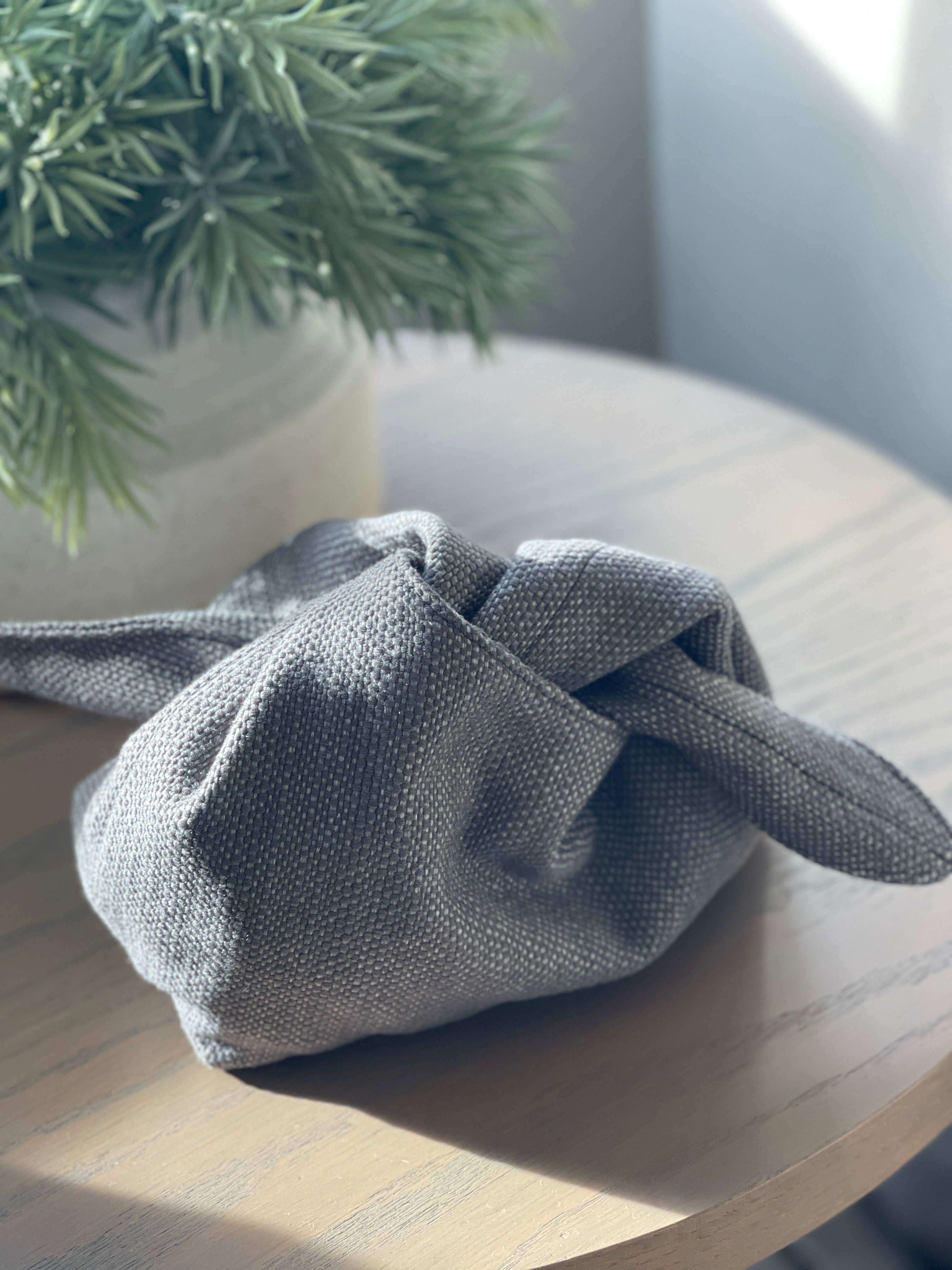 The Grey Kiss Clutch Bag